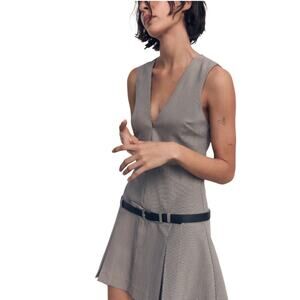 Squiggle Clothes Pattern Zara | Dresses | Zara Vneck Sleeveless Mini Dress With Belt Size Small ...